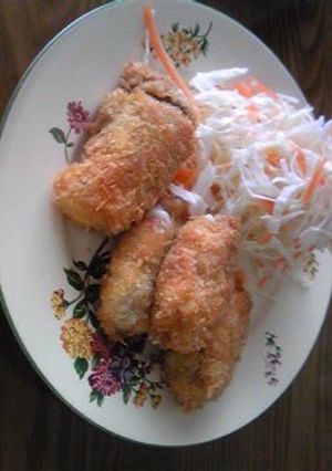 チーズの肉まきフライ-レシピのメイン写真