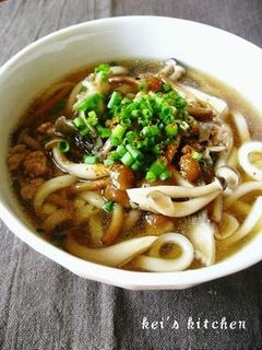 きのこうどん-レシピのメイン写真