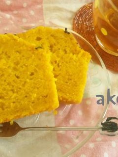 HM*ふわしっとりパンプキンケーキ*♡-レシピのメイン写真