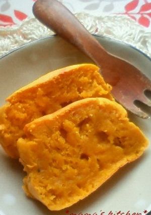 離乳食＆幼児食☆かぼちゃとバナナのケーキ-レシピのメイン写真
