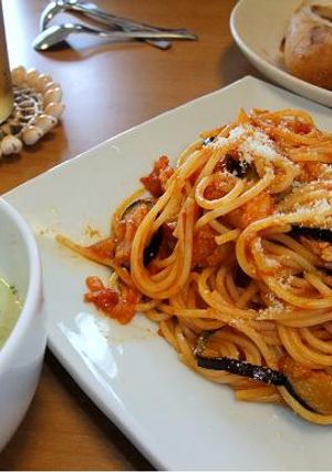 茄子とトマトのパスタ-レシピのメイン写真