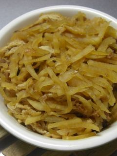 大根と油揚げの炒め煮-レシピのメイン写真