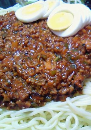 簡単!ミートソースでスパゲティ-レシピのメイン写真