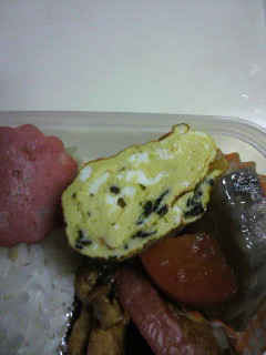 お弁当に♪簡単もみ海苔入り卵焼き-レシピのメイン写真