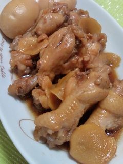 鶏手羽元のさっぱり煮-レシピのメイン写真