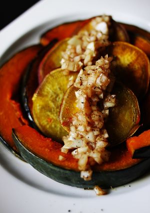 ほくほく野菜をオニオンドレッシングと共に-レシピのメイン写真