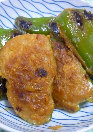 失敗しない☆ピーマンの肉詰め(味噌風味)-レシピのメイン写真
