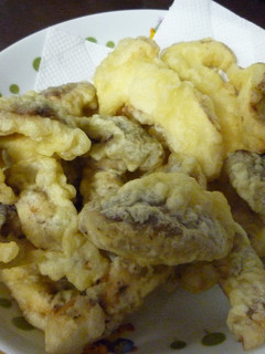 *ひらいた松茸はてんぷらで*-レシピのメイン写真