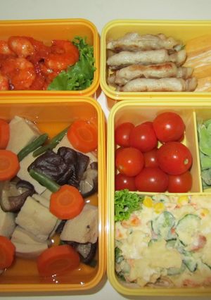 ２０１０年小学校運動会✿お弁当-レシピのメイン写真