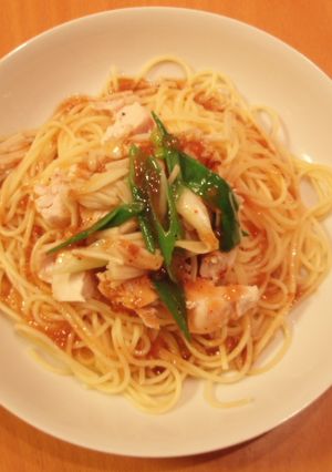 鶏むね肉の和風パスタ-レシピのメイン写真