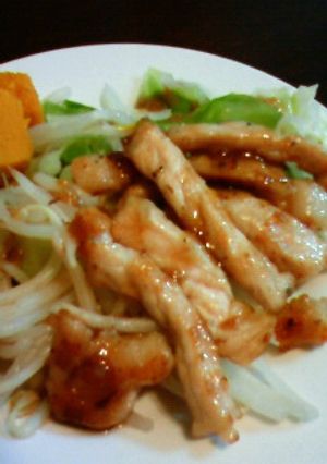 おかずサラダのポークソテー★青じそ風味-レシピのメイン写真