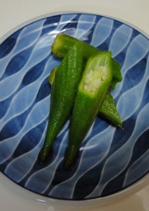 オクラの青じそドレッシング漬-レシピのメイン写真