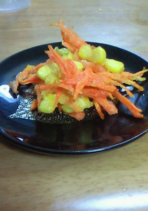 にんじんとコーンのかき揚げ♪-レシピのメイン写真