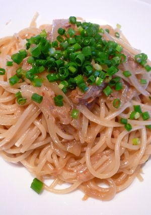 こく仕立て青じそドレツナパスタ-レシピのメイン写真
