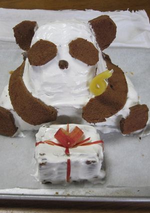立体ケーキ　パンダ♪-レシピのメイン写真