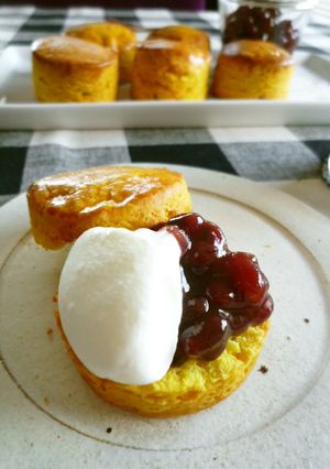 カボチャのスコーン　ハロウィンの朝食に！-レシピのメイン写真