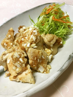 鶏もも焼き 梅ネギソース和え-レシピのメイン写真