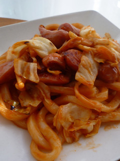 うどんdeナポリタン-レシピのメイン写真