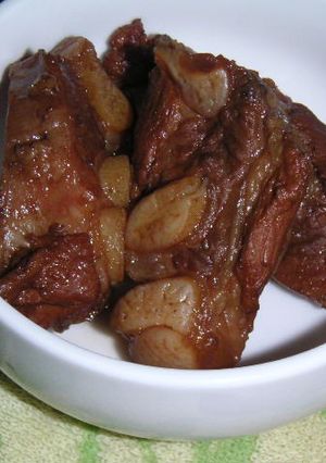 豚軟骨煮　骨ごとコリコリ食べれます-レシピのメイン写真