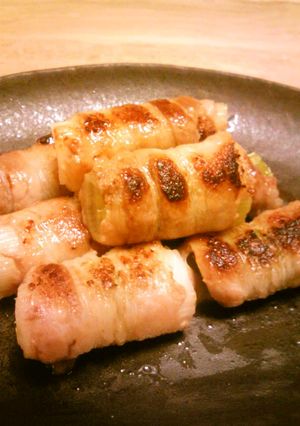 豚バラで巻いた葱の柚子こしょう風味-レシピのメイン写真