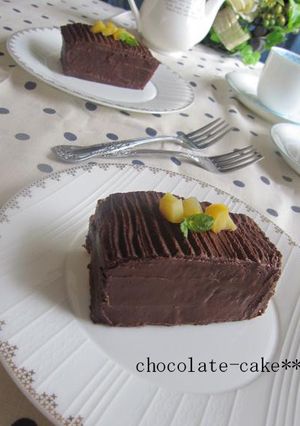 濃厚 チョコレートケーキ-レシピのメイン写真