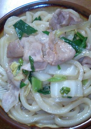 たっぷりネギ入り焼きうどん-レシピのメイン写真