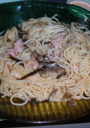 食べるラー油で手抜きなペペロンチーノ-レシピのメイン写真