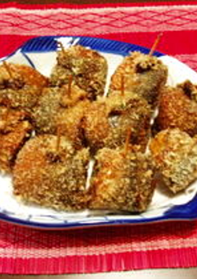 旦那君の✿漬込み秋刀魚の梅シソフライ-レシピのメイン写真