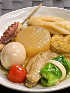 鶏のスープと鰹昆布だしの本格おでん!-レシピのメイン写真