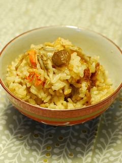 しめじとマイタケの炊き込みご飯-レシピのメイン写真