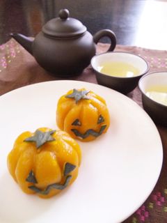 和ハロウィン!ジャックランタンだんご-レシピのメイン写真