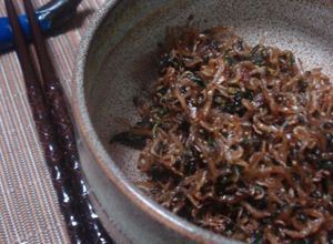 しその実＆ちりめんじゃこの佃煮です♪-レシピのメイン写真