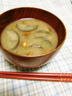 なすとなめこの味噌汁-レシピのメイン写真