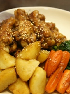 手羽元の中華風照焼-レシピのメイン写真