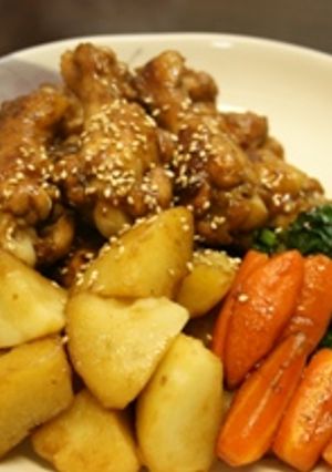 手羽元の中華風照焼-レシピのメイン写真