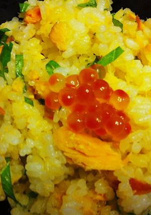 鮭ごはん-レシピのメイン写真