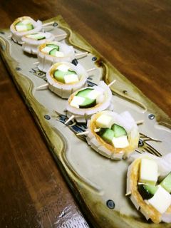 オードブルに♪ お弁当に♪ かざり竹輪-レシピのメイン写真