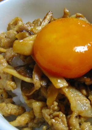 豚きのこ丼-レシピのメイン写真
