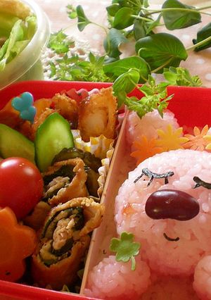 ✿うさぎちゃん弁当✿キャラ弁-レシピのメイン写真