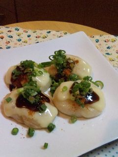 簡単!タコ焼き風もち麩のチーズ焼き-レシピのメイン写真