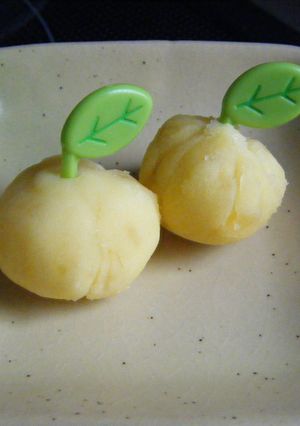 お弁当のすき間に☆さつまいもで梨!?☆-レシピのメイン写真