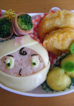 キャラ弁♪　ロールパンナちゃん-レシピのメイン写真