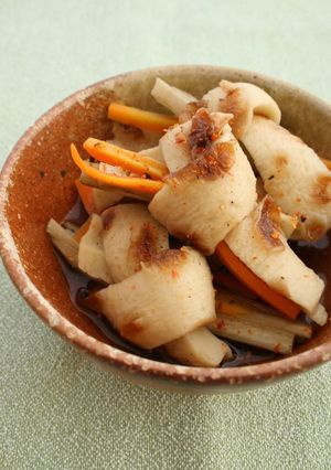 おでんの具にも！結び竹輪のキンピラ煮-レシピのメイン写真