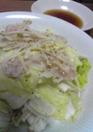 とにかく簡単♪白菜と豚肉レンジで…チン！-レシピのメイン写真