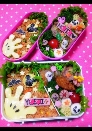 ハロウィン★ミッキー★キャラ弁♪-レシピのメイン写真
