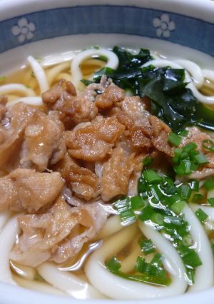 下宿生応援レシピ！肉うどん☆-レシピのメイン写真