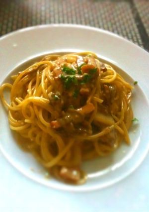 ポルチーニ茸と厚切りベーコンのパスタ☆-レシピのメイン写真