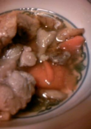 鶏と人参の煮物-レシピのメイン写真