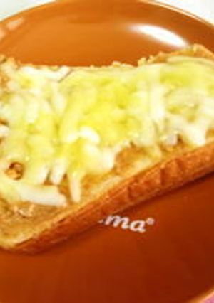 ピーナツバターとチーズのトースト☆-レシピのメイン写真