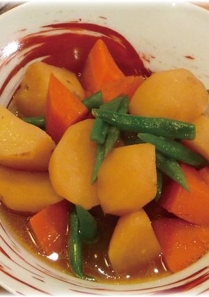 肉なしジャガ芋と人参のバター醤油煮-レシピのメイン写真